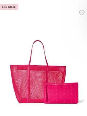 Victoria's Secret Mesh Tote and Pouch Set